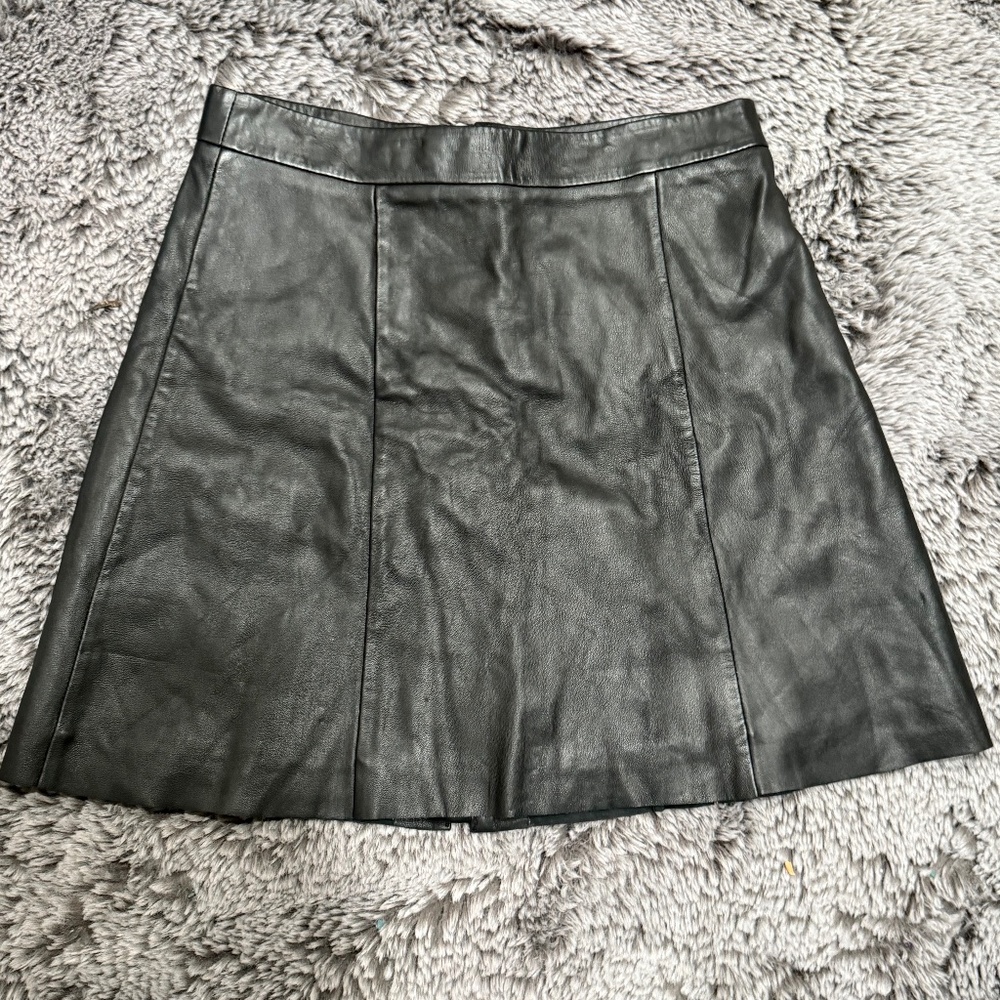 ALLSAINTS leather skirt, size 6